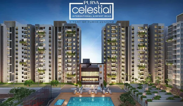 Purva Celestial apartments on International Airport Road, North Bangalore