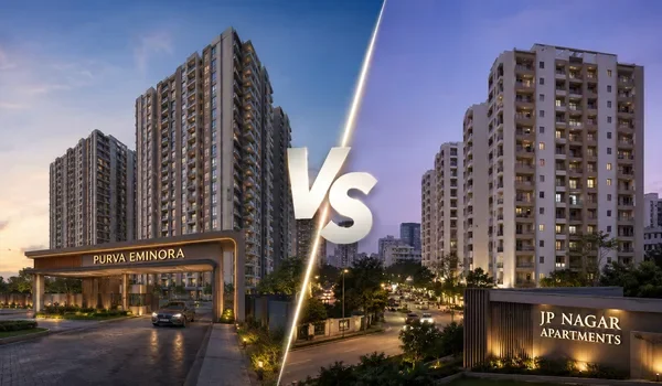 Featured Image of Purva Eminora Vs Jp Nagar Apartments 2026 Price Comparison